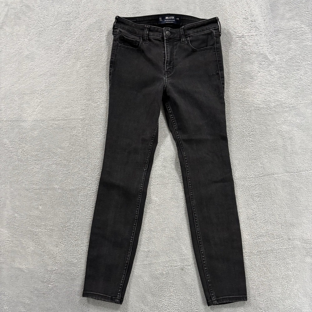 Hollister Pants Jeans Women 6 S / 28 S Black High Rise Super Skinny Normcore